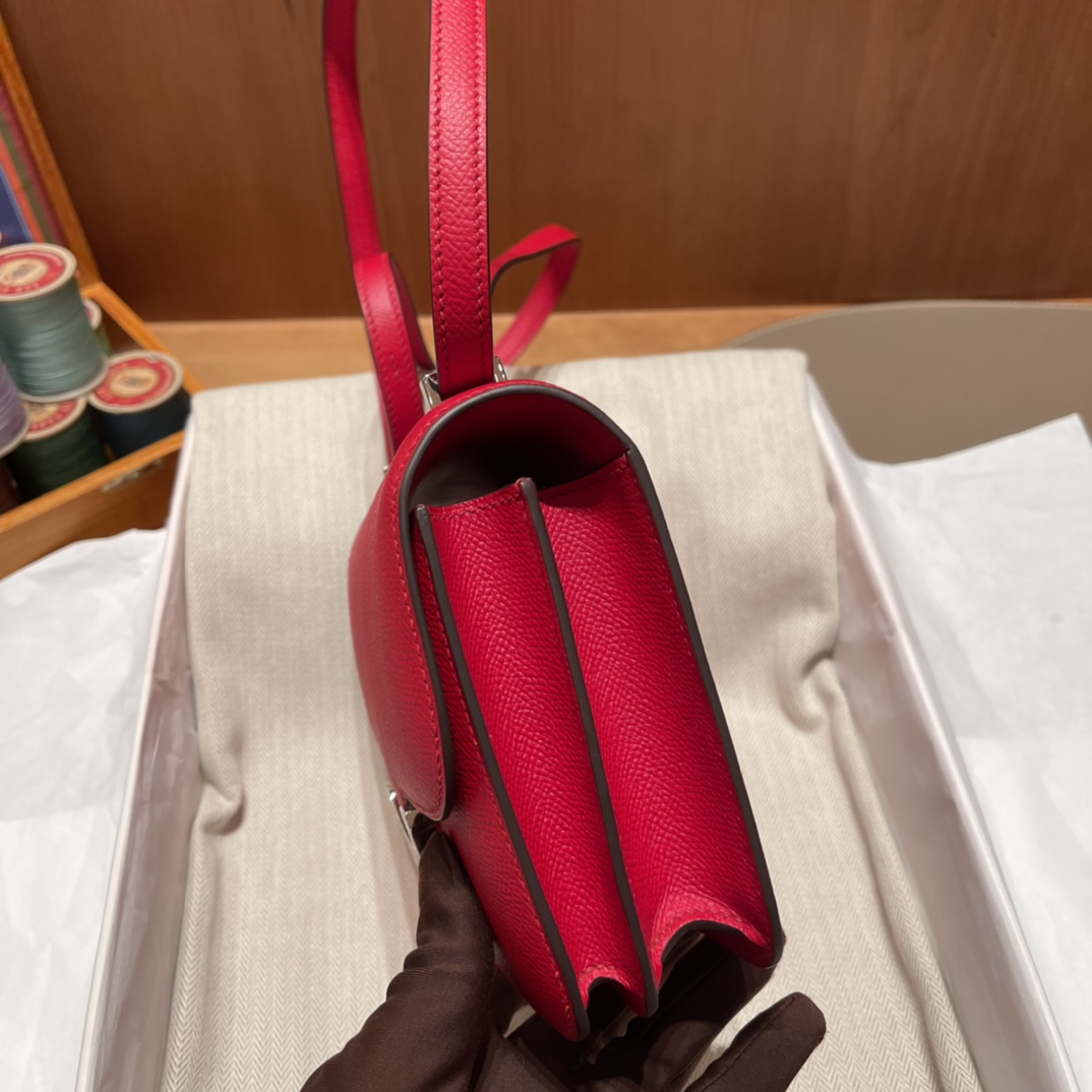 에르메스 콘스탄스18 루즈드퀘흐 은장 앱송